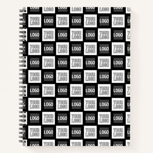 Alle zwei Logos oder Bilder, die sich wiederholen Notizblock (Vorderseite)