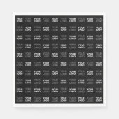 Alle zwei Logos oder Bilder, die sich wiederholen Serviette (Vorderseite)