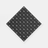 Alle zwei Logos oder Bilder, die sich wiederholen Serviette (Ecke)