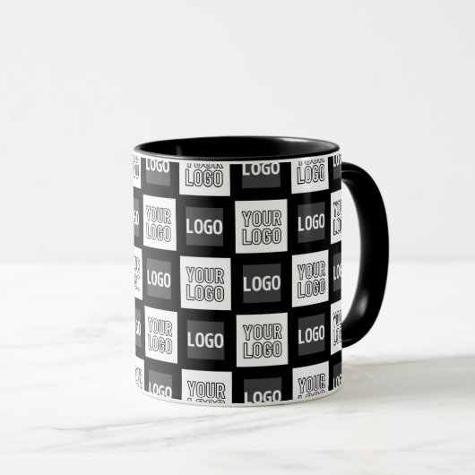 Alle zwei Logos oder Bilder, die sich wiederholen Tasse (VorderseiteRechts)