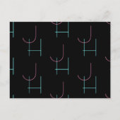 Alle zwei modernen gepolsterten Initialen sind sti Postkarte (Vorderseite)