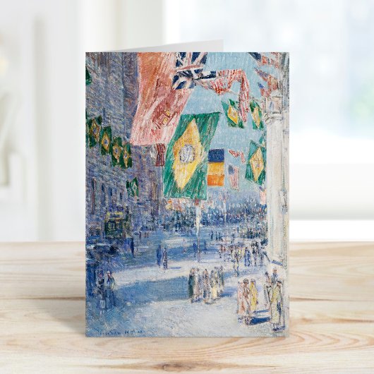 Allee der Alliierten | Childe Hassam Karte