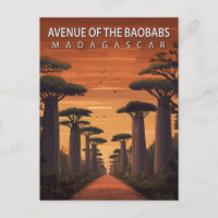 Allee der Baobabs Madagaskar Afrikanische Natur