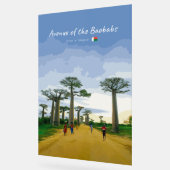 Allee der Baobabs, Madagaskar - Landschaft Acrylschild (Winkel)
