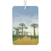 Allee der Baobabs, Madagaskar - Landschaft Autolufterfrischer (Rückseite)