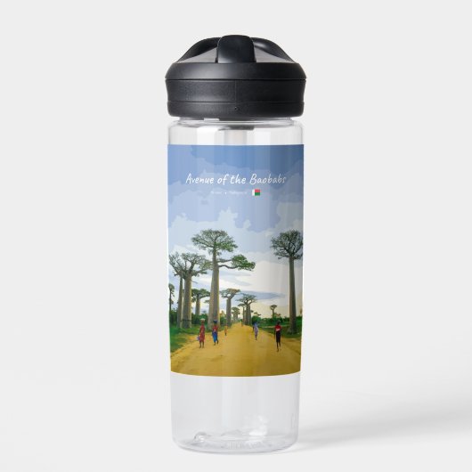 Allee der Baobabs, Madagaskar - Landschaft CBE Trinkflasche (Vorderseite)