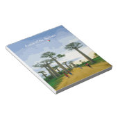 Allee der Baobabs, Madagaskar - Landschaft Notizblock (angewinkelt)