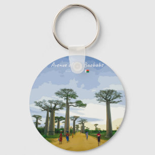 Allee der Baobabs, Madagaskar - Landschaft Schlüsselanhänger