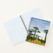 Allee der Baobabs, Madagaskar - Landschaft Spr Notizblock (Innenseite)