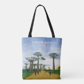 Allee der Baobabs, Madagaskar - Landschaft Tasche (Rückseite)