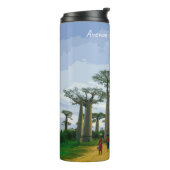 Allee der Baobabs, Madagaskar - Landschaft Thermosbecher (Nach links gedreht)