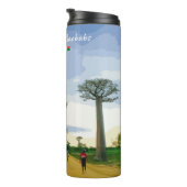 Allee der Baobabs, Madagaskar - Landschaft Thermosbecher (Nach rechts gedreht)