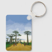 Allee der Baobabs, Madagaskar Schlüsselanhänger (Rückseite)