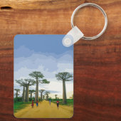 Allee der Baobabs, Madagaskar Schlüsselanhänger (Rückseite)