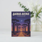 Allee der Baobabs, Morondava, Menabe Postkarte (Stehend Vorderseite)