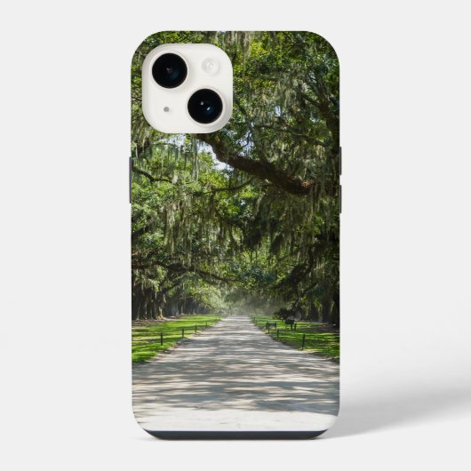 Allee der Eichen iPhone Hülle (Rückseite)