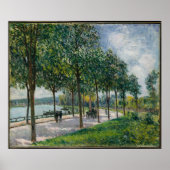 Allee der Kastanienbäume, Kunst, Poster (Vorne)