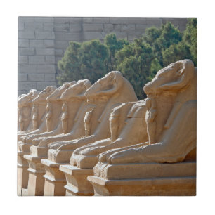 Allee der Sphinxen im Karnak-Tempel - Ägypten Fliese