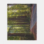 Allee des riesigen Rotholzes Kalifornien Fleecedecke (Vorderseite)