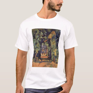 Allee du Bois Bourillon Chantilly - Paul Cezanne - T-Shirt