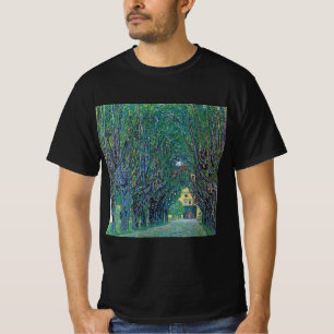 Allee im Schloss Kammer Park von Gustav Klimt T-Shirt