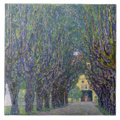 Allee in Schloss Kammer, Gustav Klimt Fliese (Vorderseite)