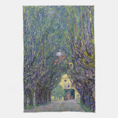 Allee in Schloss Kammer, Gustav Klimt Geschirrtuch (Vertikal)