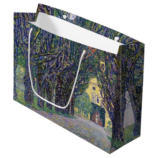 Allee in Schloss Kammer, Gustav Klimt Große Geschenktüte (Vorderseite Schrägansicht)