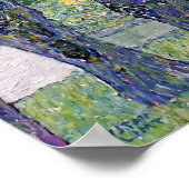 Allee in Schloss Kammer, Gustav Klimt Poster (Ecke)