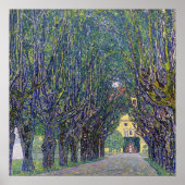 Allee in Schloss Kammer, Gustav Klimt Poster (Vorne)