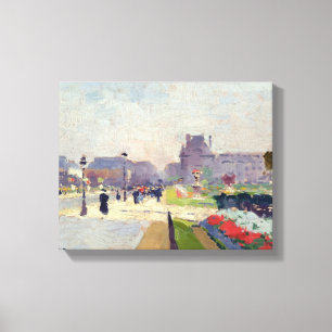 Allee Paul Deroulede, Tuileries, Paris Leinwanddruck