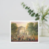 Allee vor den botanischen Gärten in Madrid, 178 Postkarte (Stehend Vorderseite)