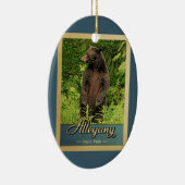 Allegano Staat Park Vintage Keramik Ornament (Rechts)