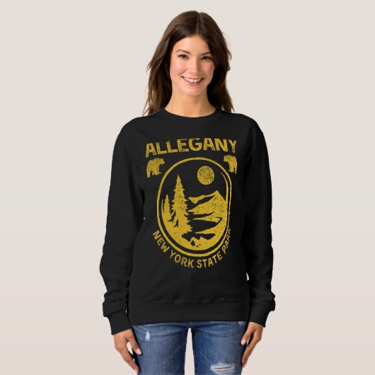 Allegany New York Staat Park Sweatshirt (Vorne ganz)