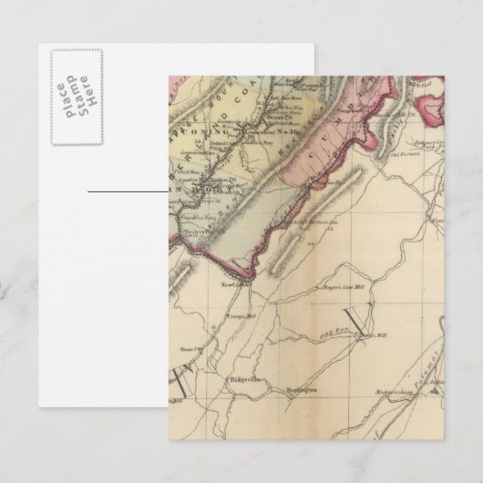 Alleghany Postkarte (Vorne/Hinten)