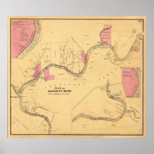 Allegheny Fluss, PA Poster