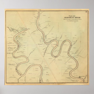Allegheny Fluss Poster