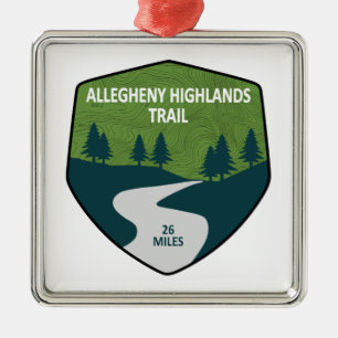 Allegheny Highlands Trail Ornament Aus Metall