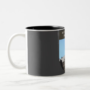 ALLEGHENY LANDKREIS COURTHOUSE ZWEIFARBIGE TASSE