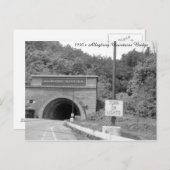 Allegheny Mountains Bridge aus den 1950er Jahren Postkarte (Vorne/Hinten)