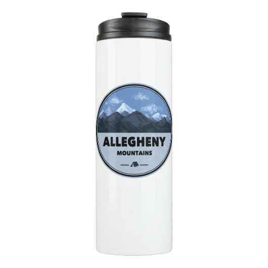 Allegheny Mountains Camping Thermosbecher (Vorderseite)