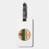 Allegheny National Forest Gepäckanhänger (Rückseite vertikal)