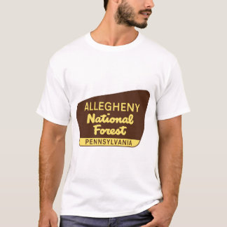 ALLEGHENY NATIONAL FOREST PENNSYLVANIA NATURE HIKI T-Shirt