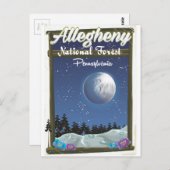 Allegheny National Forest Pennsylvania Postkarte (Vorne/Hinten)