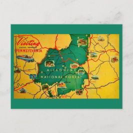 Allegheny National Forest Postcard Postkarte