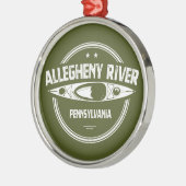 Allegheny River, Pennsylvania Ornament Aus Metall (Links)