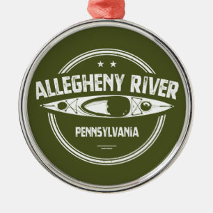 Allegheny River, Pennsylvania Ornament Aus Metall