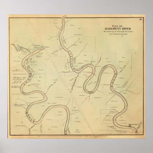 Allegheny River Poster (Vorne)
