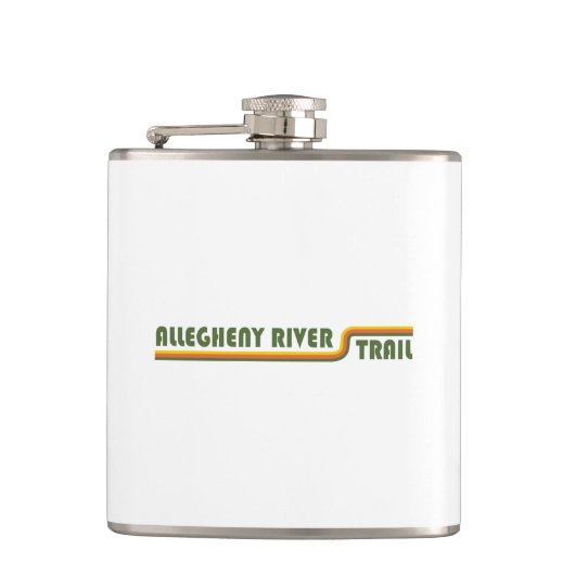 Allegheny River Trail Flachmann (Vorderseite)