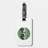 Allegheny River Trail Gepäckanhänger (Rückseite vertikal)